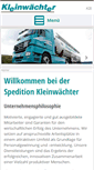 Mobile Screenshot of kleinwaechter-online.de